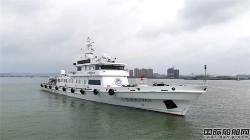 江龙船艇承建温州600吨级渔政船圆满试航