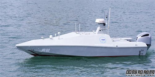 青岛北海船艇公司“青融”号无人艇成功下水