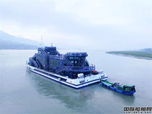 福宁重工建造厦轮客旅鹭江高端新能源游船完工