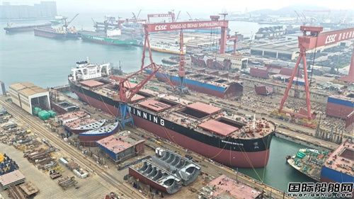 北海造船第二艘32.5万吨VLOC提前7天出坞