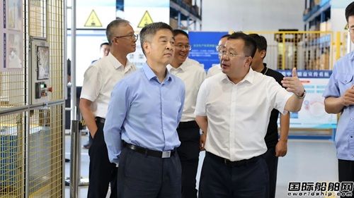  中国船舶集团外部董事一行到双瑞环境调研,