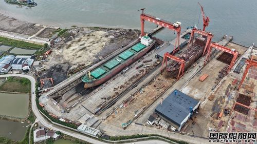 皓友造船为长晟海运开工建造5200方全压式液化气船,