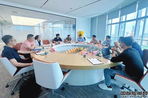  中国船舶工业行业协会到访海兰信调研,