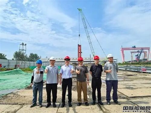 首吊成功！新大洋造船绿色智能制造项目建设提速