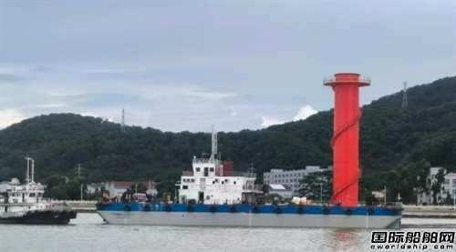 海皇科技承建100吨全回转起重船吉水启航