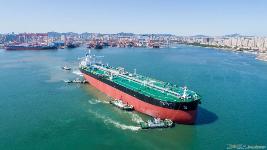 大船集团30.7万吨超大型原油船96号船“凱志”轮命名交付